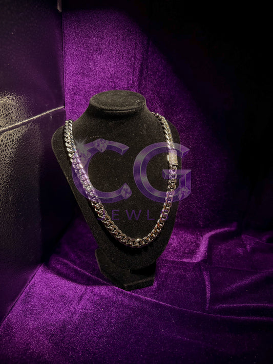 10mm Stainless Steel Cuban Link Chain