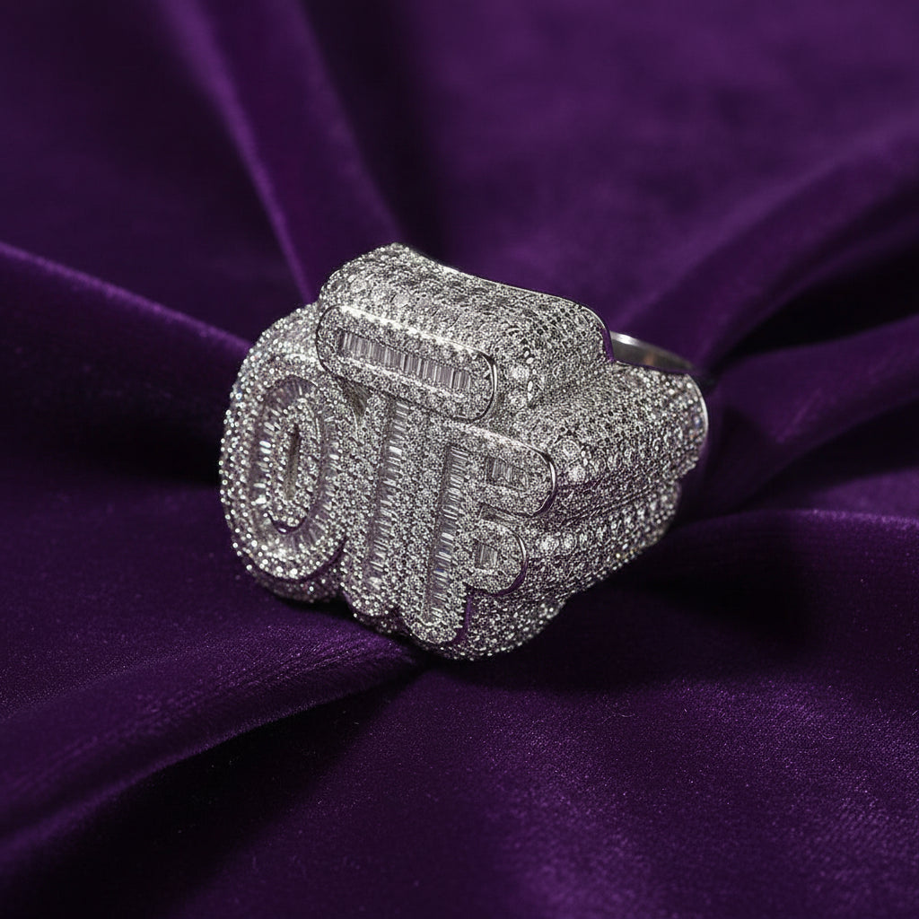 Iced Out OTF Ring