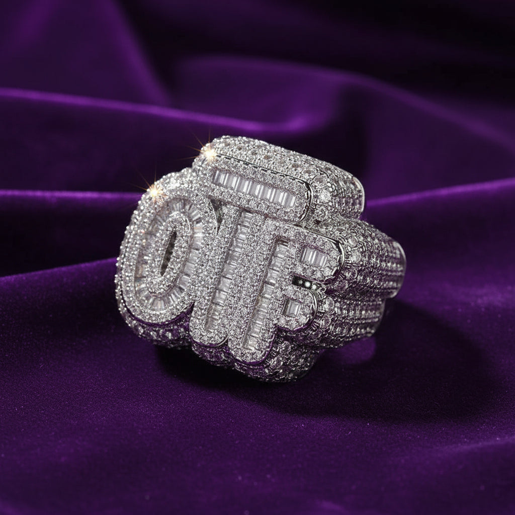 Iced Out OTF Ring