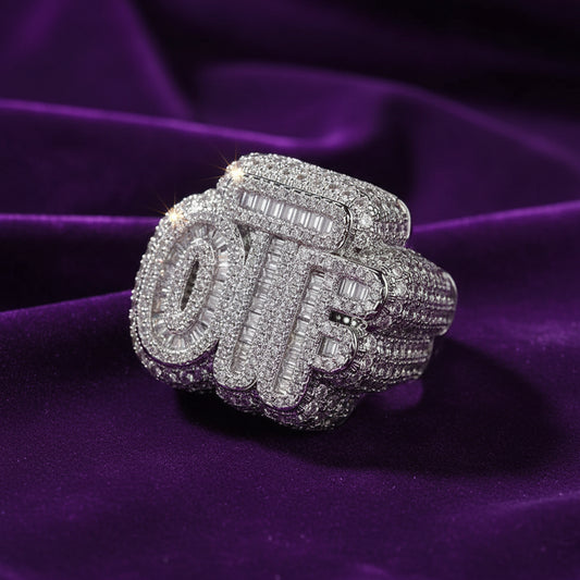 Iced Out OTF Ring