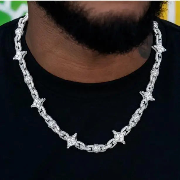 Iced Out Sparkle Link Necklace
