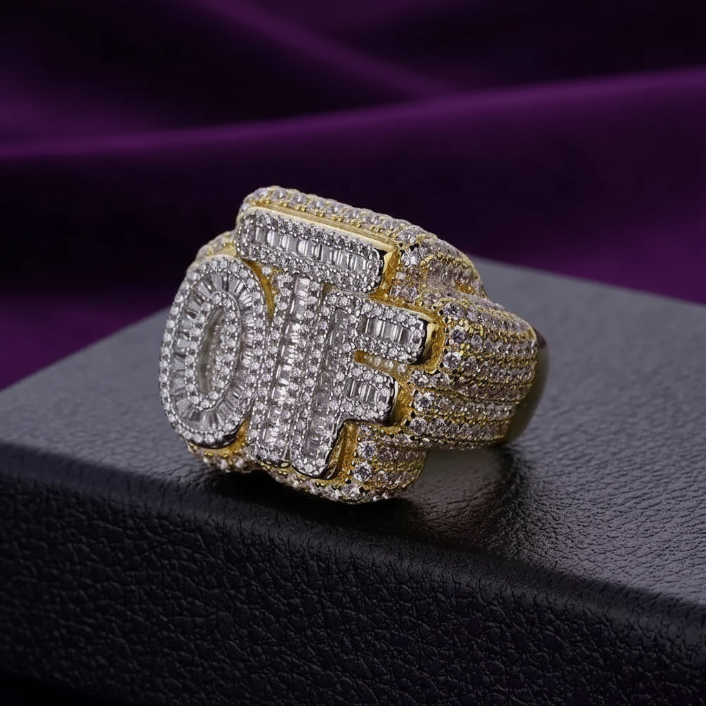 Iced Out OTF Ring